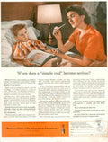 Metropolitan Life Cold 1950s Vintage Retro Advert Poster