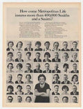 Metropolitan Life Collage Vintage Retro Advert Ads A4 Photo Print