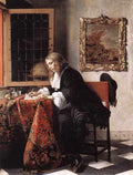 Metsu Gabriel Man Writing A Letter A4 Photo Print