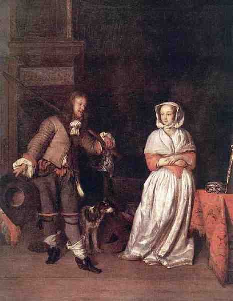 Metsu Gabriel Metsu 58Hunter A4 Photo Print