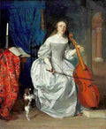 Metsu Gabriel Metsu 63Viola A4 Photo Print