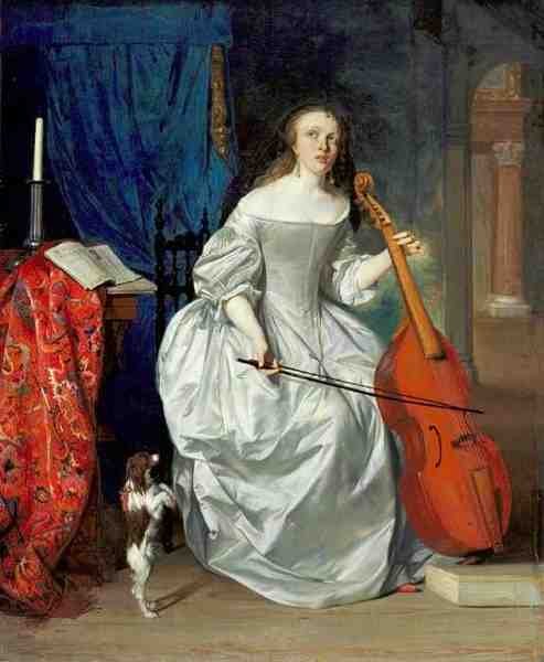 Metsu Gabriel Metsu 63Viola A4 Photo Print