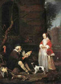 Metsu Gabriel Poultry Seller A4 Photo Print
