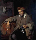 Metsu Gabriel The Old Drinker A4 Photo Print