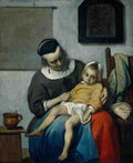 Metsu Gabriel The Sick Child A4 Photo Print