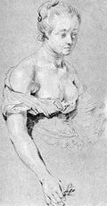 Metsu Gabriel Woman Figure A4 Photo Print