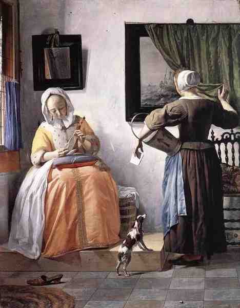 Metsu Gabriel Woman Reading A Letter A4 Photo Print
