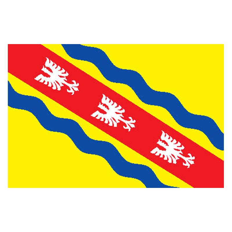 Meurtheetmoselle Dep Flag N2965 A4 Photo Print