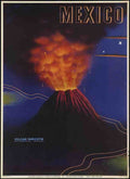 Mexico Air Train Travel Poster M1 Advert A4 Photo Print