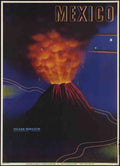 Mexico Air Train Travel Poster M1 Vintage Advert A4 Photo Print