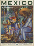 Mexico Air Train Travel Poster M3 Advert A4 Photo Print