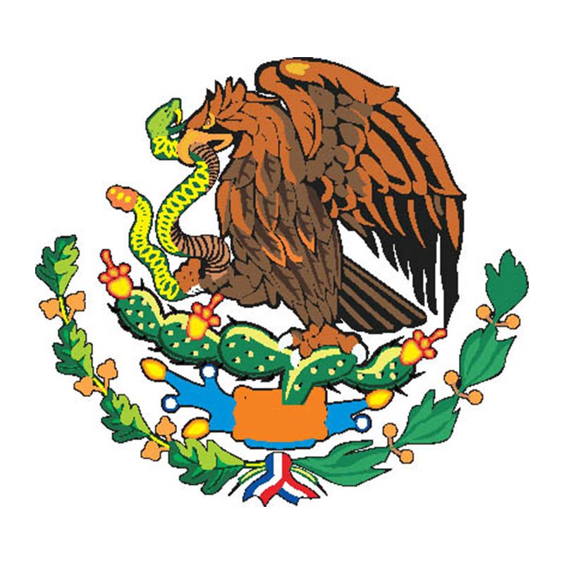 Mexico Coat Of Arms N128 A4 Photo Print
