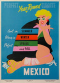 Mexico Perfect Year Round Climate 1950S A4 12X8 Aluminium A4 Photo Print