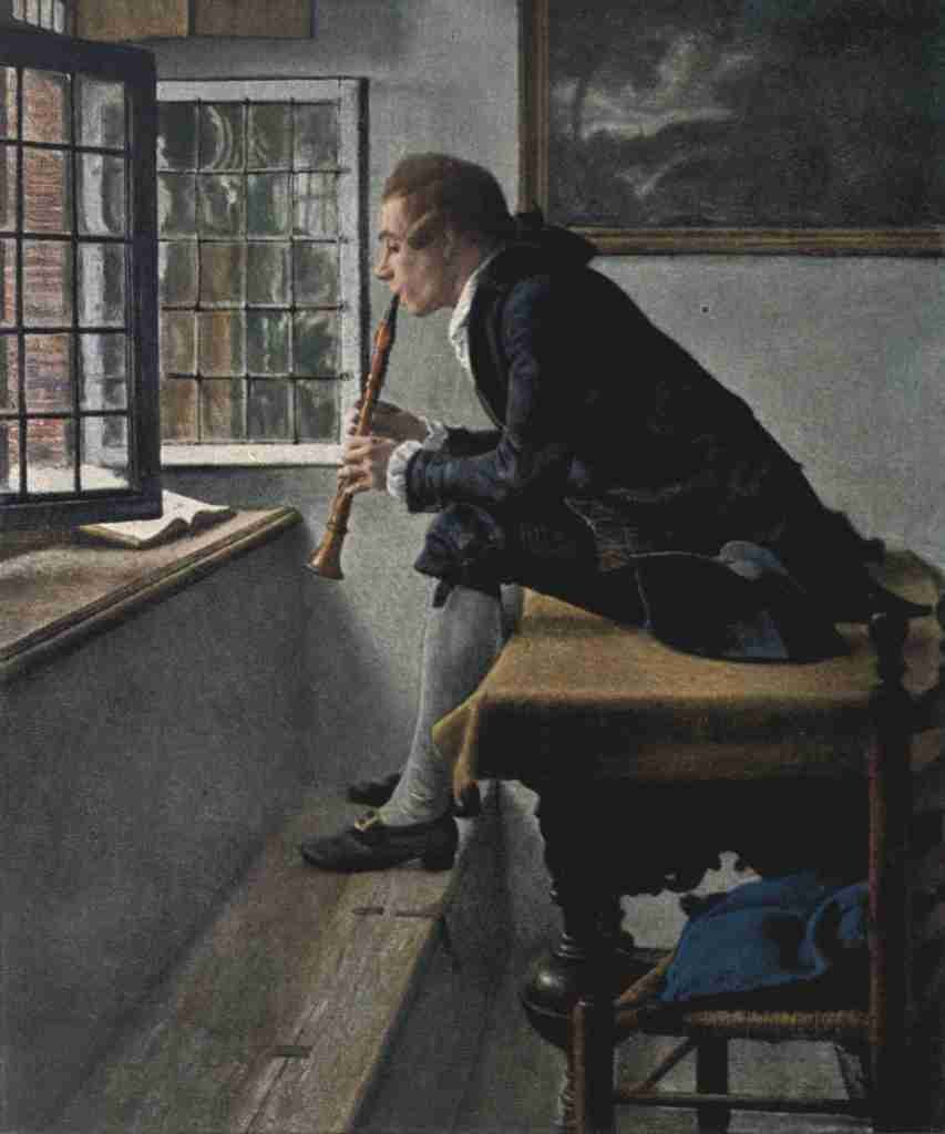 Meyer Claus 1856 1919 Die Kunst 1909 Flute Player A4 Photo Print