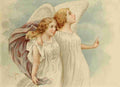 Meynelle Louis Easter in Heaven 1896 As it is in Heaven A4 Photo Print