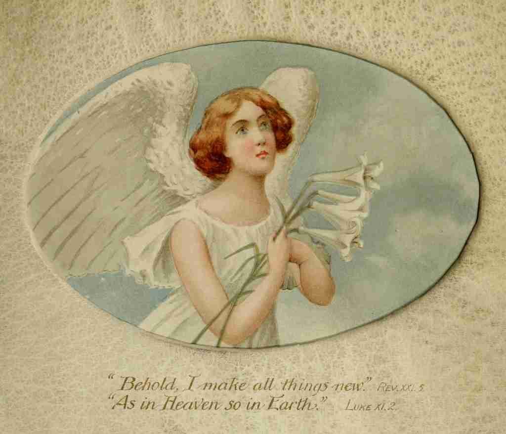 Meynelle Louis Heaven in Easter 1896 Behold I make all things new A4 Photo Print