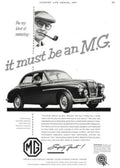 Mg Magnette 1957 1950s Vintage Retro Advert Poster