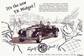 Mg Midget 1950 Vintage Retro Advert Poster A4 Photo Print