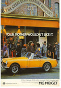 Mg Midget Gear Vintage Retro Advert Poster A4 Photo Print