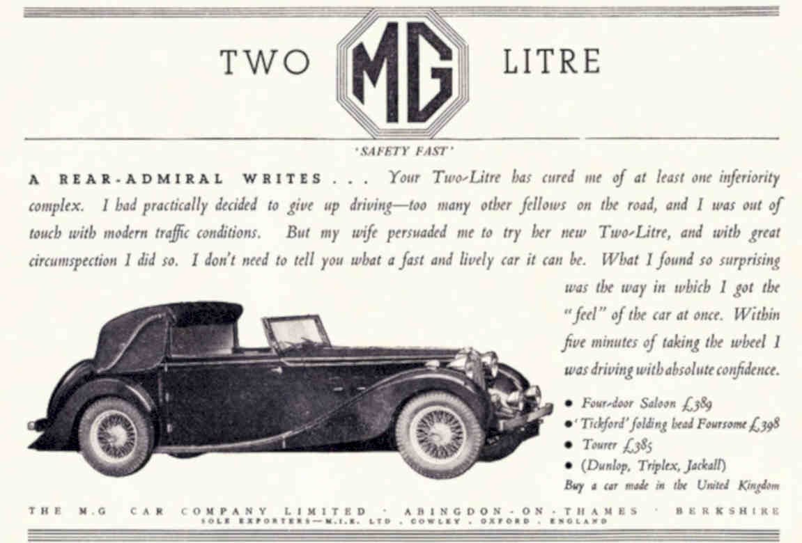 Mg Two Litre 1 Vintage Retro Advert Poster A4 Photo Print