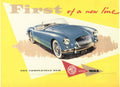 Mga Blue Car 1950s Vintage Retro Advert Poster