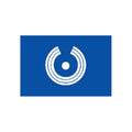 Miakejima Island Flag N2390 A4 Photo Print
