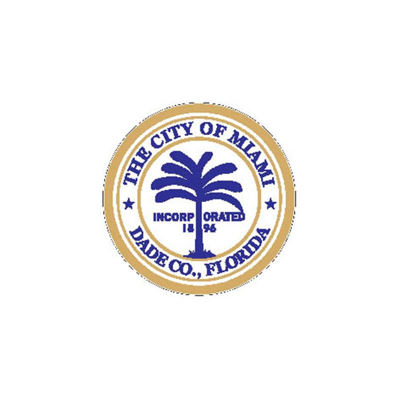 Miami City Seal N6338 A4 Photo Print
