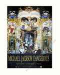 Michael Jackson Dangerous Vintage Retro Advert Poster A4 Photo Print
