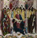 Michael Pacher The Virgin and Child Enthroned with Angels and Saints A4 Photo Print
