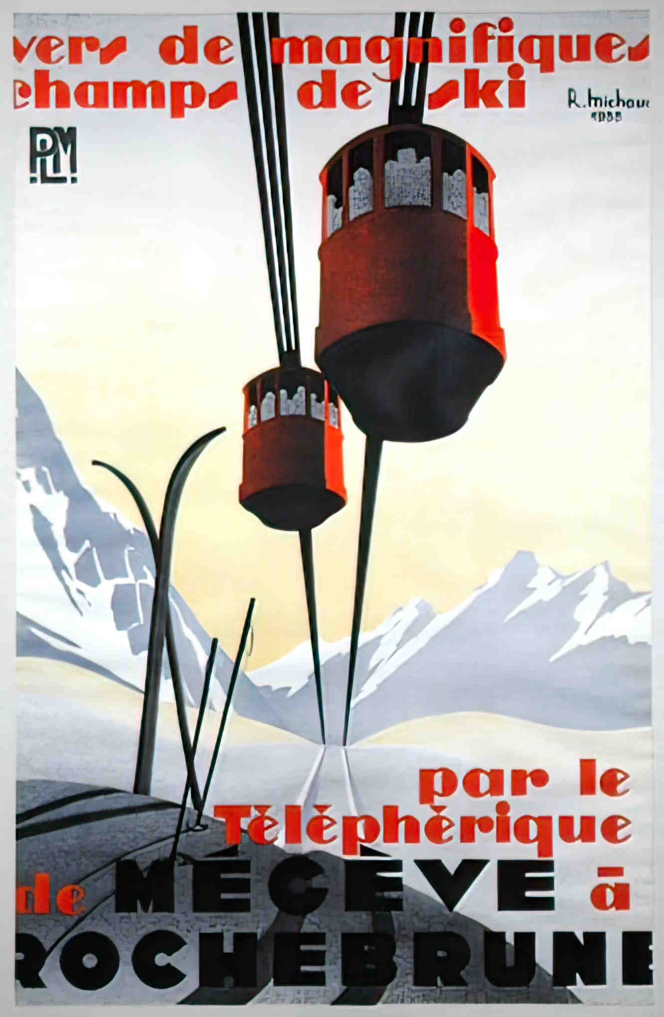 MichaudMegeve Advert A4 Photo Print