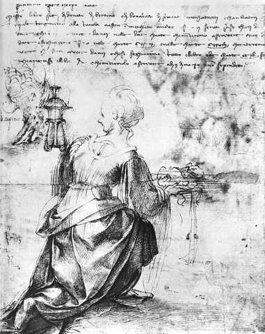 Michelangelo Back View Of Woman A4 Photo Print