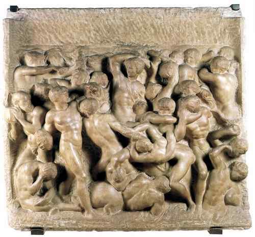 Michelangelo Battle  A4 Photo Print