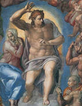 Michelangelo Last Judgement Christ The Judge A4 Photo Print