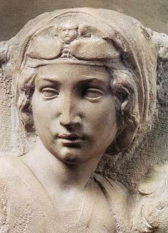 Michelangelo MadonnTondo Pitti Detail1 A4 Photo Print