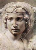 Michelangelo MadonnTondo Pitti Detail1 A4 Photo Print