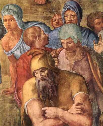 Michelangelo Matyrdom of St Peter detail3  A4 Photo Print