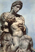 Michelangelo Medici MadonnDetail1 A4 Photo Print