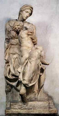 Michelangelo Medici Madonna  A4 Photo Print