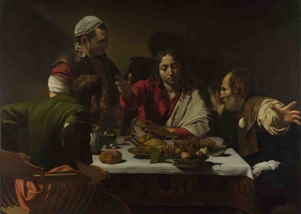 Michelangelo Merisi da Caravaggio The Supper at Emmaus A4 Photo Print