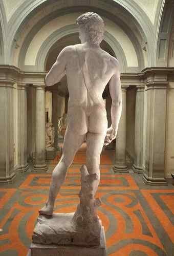 Michelangelo Michelangelo David (rear view)  A4 Photo Print