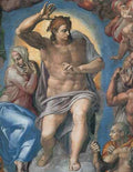 Michelangelo Michelangelo Last Judgement Christ the Judge  A4 Photo Print