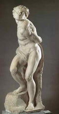 Michelangelo Michelangelo Rebellious Slave  A4 Photo Print
