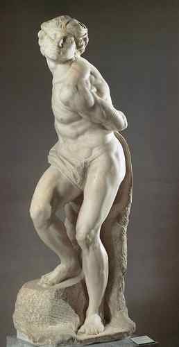 Michelangelo Michelangelo Rebellious Slave  A4 Photo Print