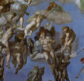 Michelangelo Michelangelo The Last Judgement detail3  A4 Photo Print