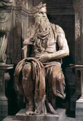 Michelangelo Michelangelo Tomb of Pope Julius II Moses detail1  A4 Photo Print