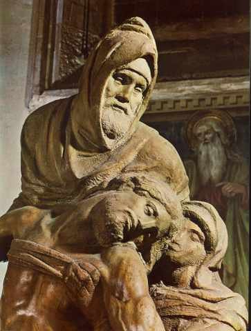 Michelangelo PietC1550 Detail1 A4 Photo Print