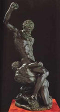 Michelangelo Samson And Two Philistines A4 Photo Print