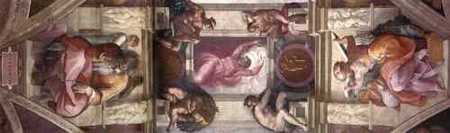 Michelangelo Sistine Chapel bay9  A4 Photo Print