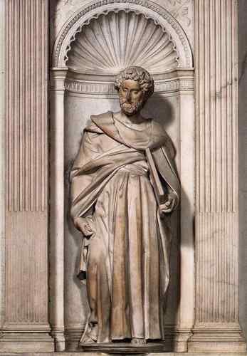 Michelangelo St Paul Siena  A4 Photo Print