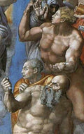 Michelangelo The Last Judgement Detail2 (2) A4 Photo Print